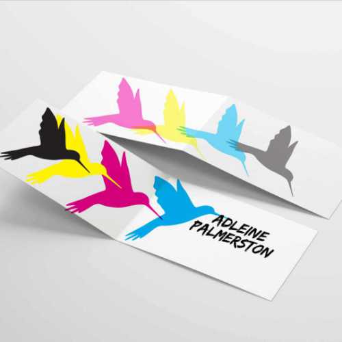 4birds.pl drukarnia internetowa. Wizytówki składane dla firm