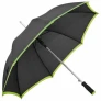 parasol automatyczny czarny z kolorową lamówką