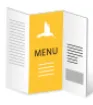 menu składane druk online